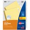 Avery Big Tab Insertable Dividers for 3 Ring Binder, 5-Tab Sets, Clear Tabs, Buff Paper with Gold-Reinforced Buff Paper, 24 Sets (11113) - 2 Pack